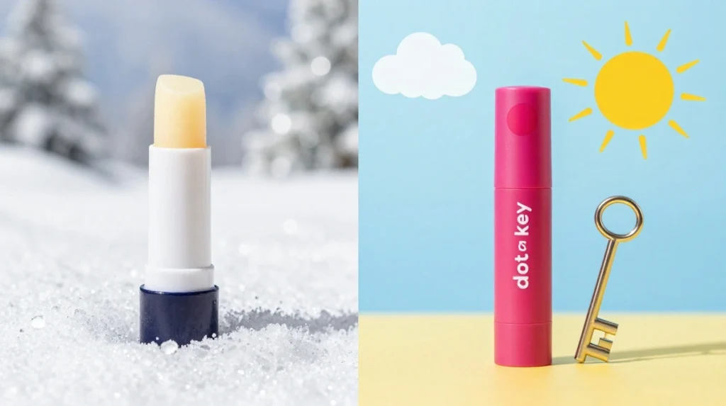 Common causes of sensitive lips including weather lip products and dehydration