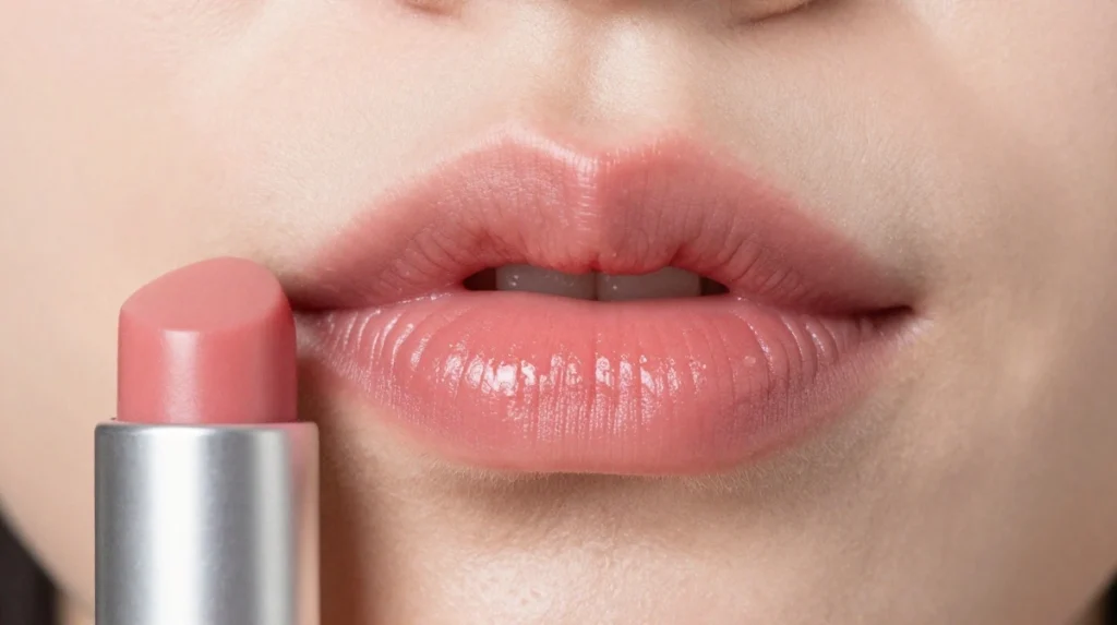 Common symptoms of sensitive lips including dryness redness and flaking